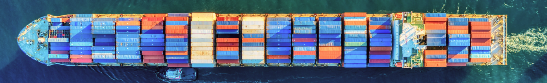 A ship full of containers